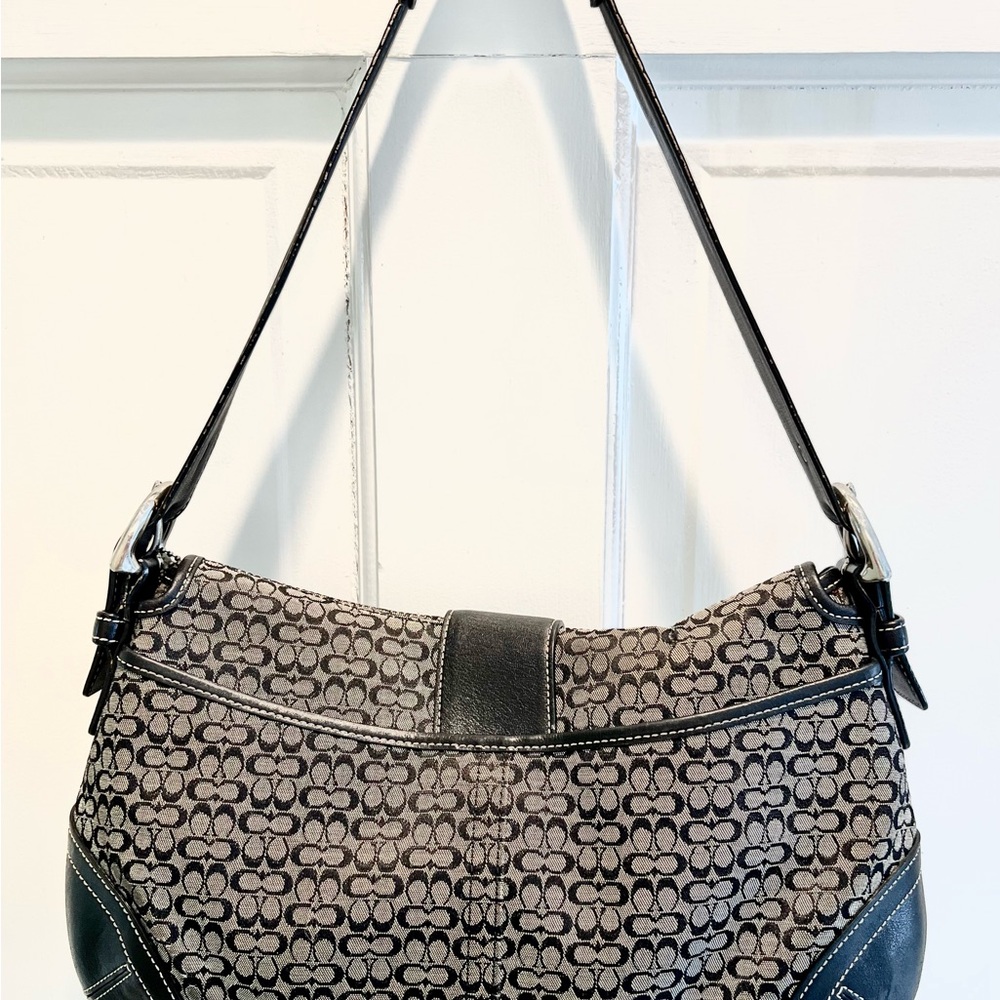 Vintage Coach Y2K Black Soho 6808 Bag - Picture 2 of 8